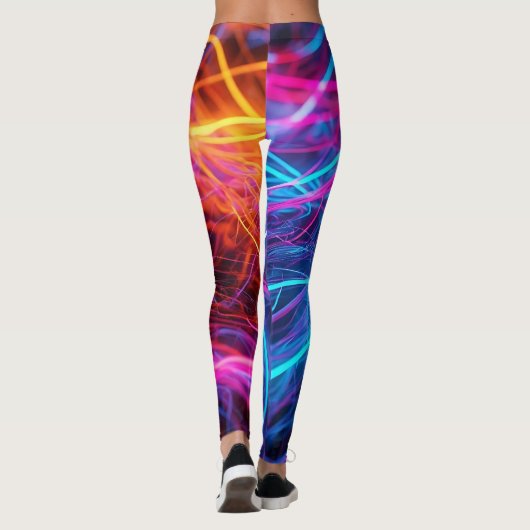 Neon Lines Leggings (Achterkant)