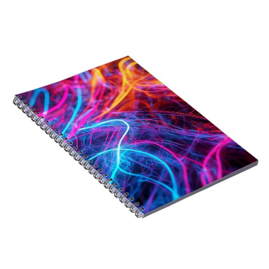 Neon Lines Notitieboek (Rechterzijde)