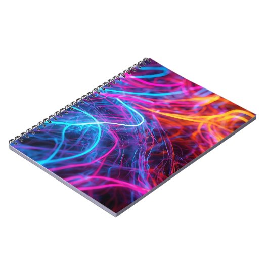 Neon Lines Notitieboek (Linkerzijde)