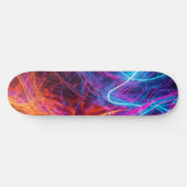 Neon Lines Persoonlijk Skateboard (Horizontaal)