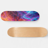 Neon Lines Persoonlijk Skateboard (Horizontaal)