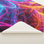 Neon Lines Sherpa Deken (3/4)