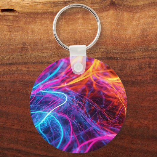 Neon Lines Sleutelhanger (Achterkant)