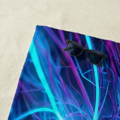 Neon Lines Strandlaken (In situ)