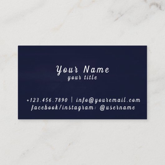 Neon lines visitekaartje (Achterkant)