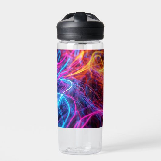 Neon Lines Waterfles (Voorkant)