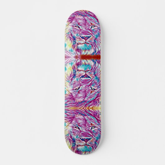 Neon Lion Burn Element Custom Pro Banger Board Skateboard (Voorkant)