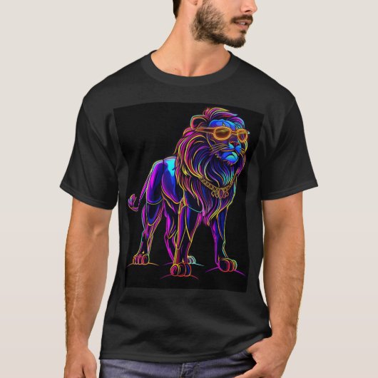 Neon Lion T-shirt (Voorkant)