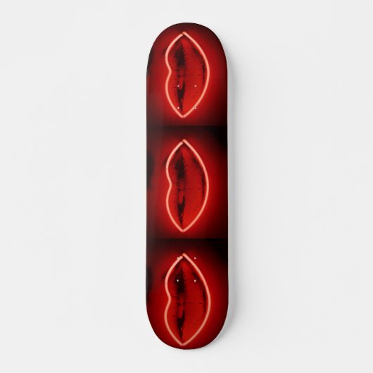 Neon Lips Skateboard (Voorkant)
