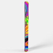 Neon Liquid Marble Samsung Phone Case Galaxy Hoesje (Rechterkant)