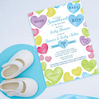Neon Little Sweetheart Thema Boy Baby shower