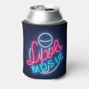Neon Live Music Curved Word Art Word Text Art Art  Blikjeskoeler