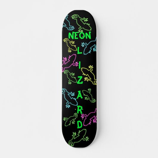 Neon Lizard Skateboard (Voorkant)