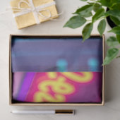 Neon Lollipop Pop Art – Cyberpunk Candy Girl Tissuepapier (Geschenk)