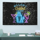 Neon Look Retro Cocktail Lounge Bar Spandoek (Beurs)