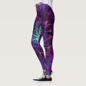 Neon Lotus Bloem Boho Print Leggings (Links)