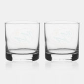 Neon Lounge Cocktail Rocks Glas Set (Achterkant)