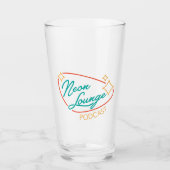Neon Lounge Logo Glas (Voorkant)
