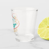 Neon Lounge Logo Shotglas Shot Glas (Rechts)