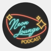 Neon Lounge Logo Stickers (Voorkant)