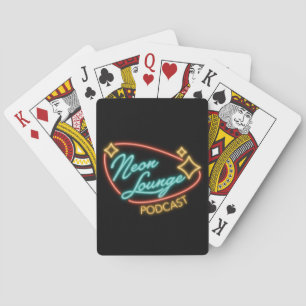Neon Lounge Logo Telefoonhoes Pokerkaarten