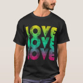 Neon Love 80's T-shirt (Voorkant)