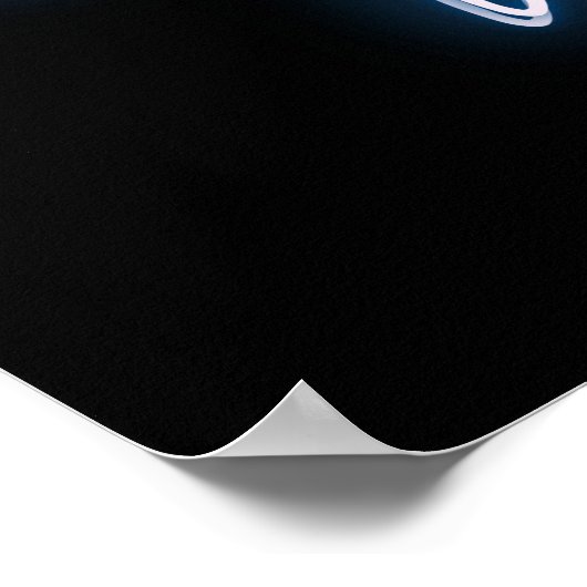 Neon Love is Love Rainbow Poster (Hoek)