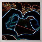Neon Love Poster (Voorkant)