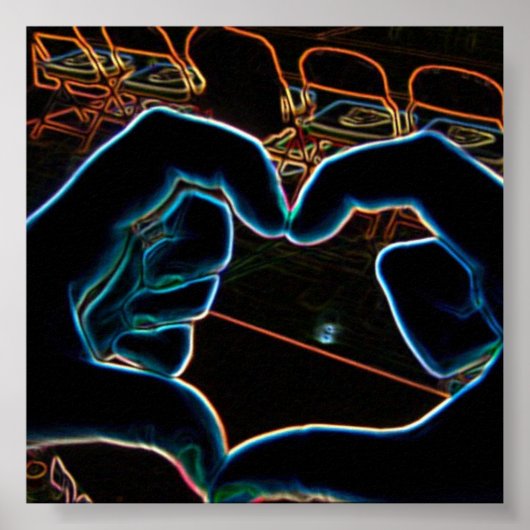 Neon Love Poster (Voorkant)