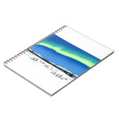 Neon lucht hemel notitieboek (Linkerzijde)