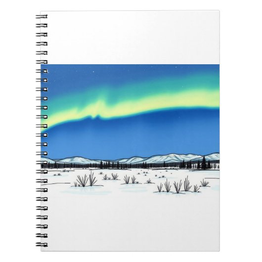 Neon lucht hemel notitieboek (Voorkant)