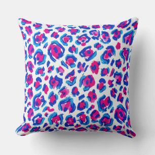 Neon Luipaard Print Patroon Kussen