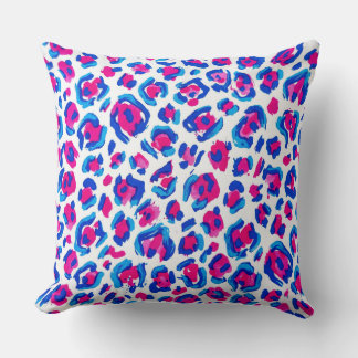Neon Luipaard Print Patroon Kussen
