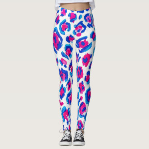 Neon Luipaard Print Patroon Leggings