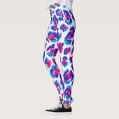 Neon Luipaard Print Patroon Leggings (Links)