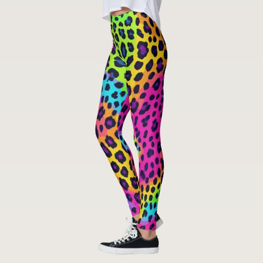 Neon Luipaardprint Leggings (Links)