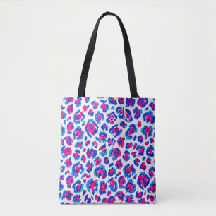 Neon Luipaardprintpatroon Tote Bag