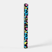 Neon Luipaardvlekken Patroon iPhone 15 Case (Rechterkant)