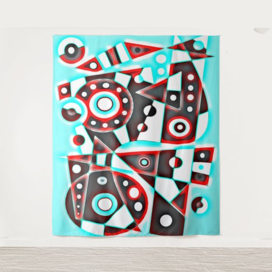 Neon Machine No. 5 Tapestry Wandkleed (Voorkant)