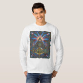 Neon Maçonnieke Geometrie T-shirt (Voorkant volledig)