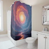 Neon Maelstrom -  Douchegordijn (In situ)