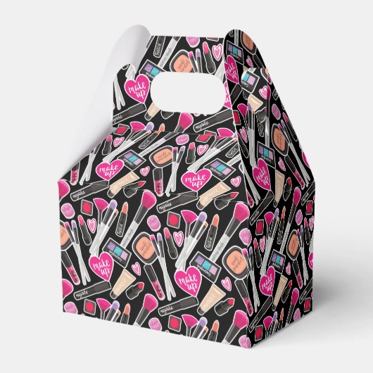 Neon Makeup Pattern Bedankdoosjes (Achterkant)