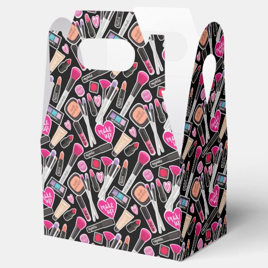 Neon Makeup Pattern Bedankdoosjes (Geopend)