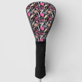 Neon Makeup Pattern Golfheadcover (Voorkant)
