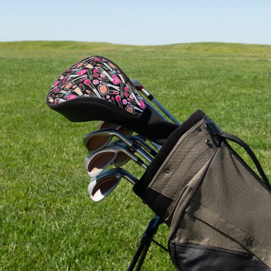 Neon Makeup Pattern Golfheadcover (Insitu)