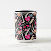 Neon Makeup Pattern Mok (Midden)