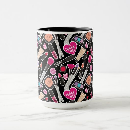 Neon Makeup Pattern Mok (Midden)