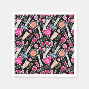 Neon Makeup Pattern Servet