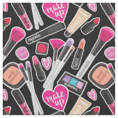 Neon Makeup Pattern Stof (Close Up)