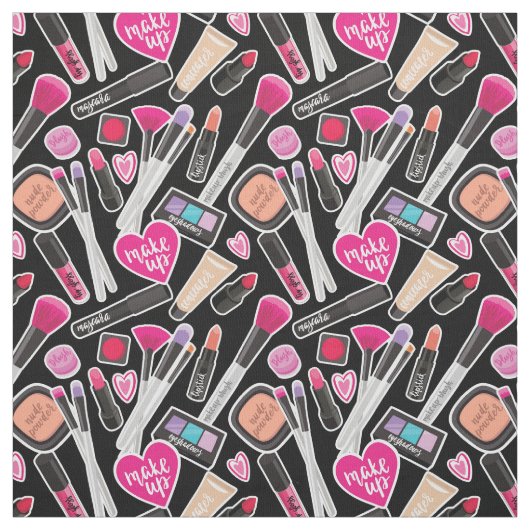 Neon Makeup Pattern Stof (Swatch)